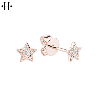 Diamond Star Earrings