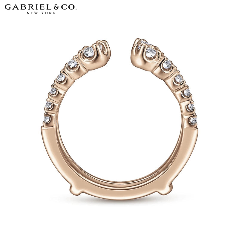 0.85ctw Natural Diamond Ring Jacket 6.0mm
