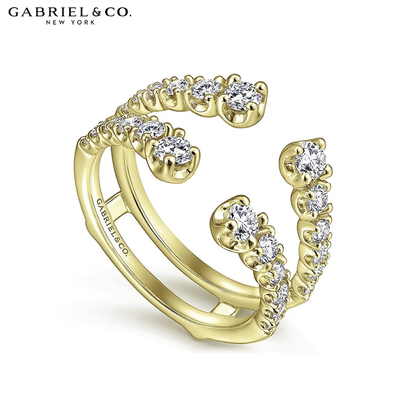 0.85ctw Natural Diamond Ring Jacket 6.0mm