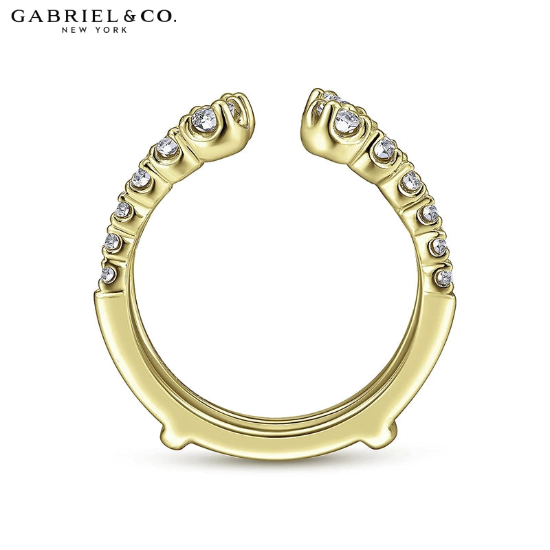 0.85ctw Natural Diamond Ring Jacket 6.0mm