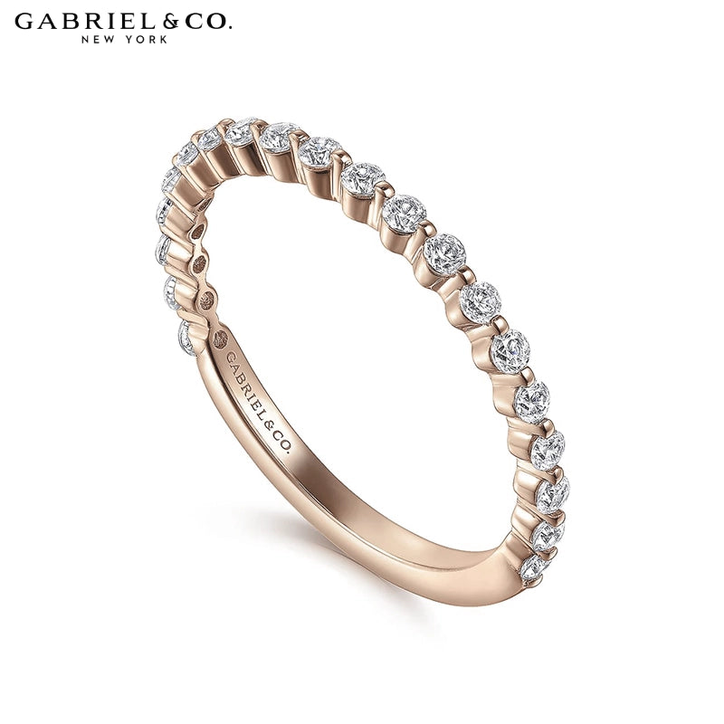0.35ctw Natural Diamond Shared Prong Ring 1.6mm