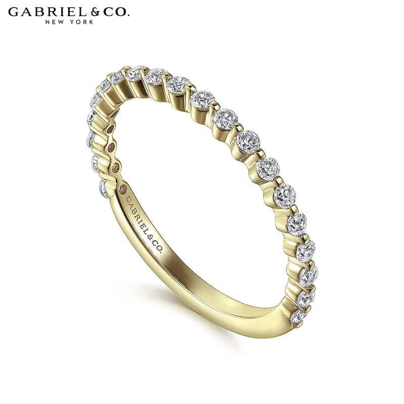 0.35ctw Natural Diamond Shared Prong Ring 1.6mm