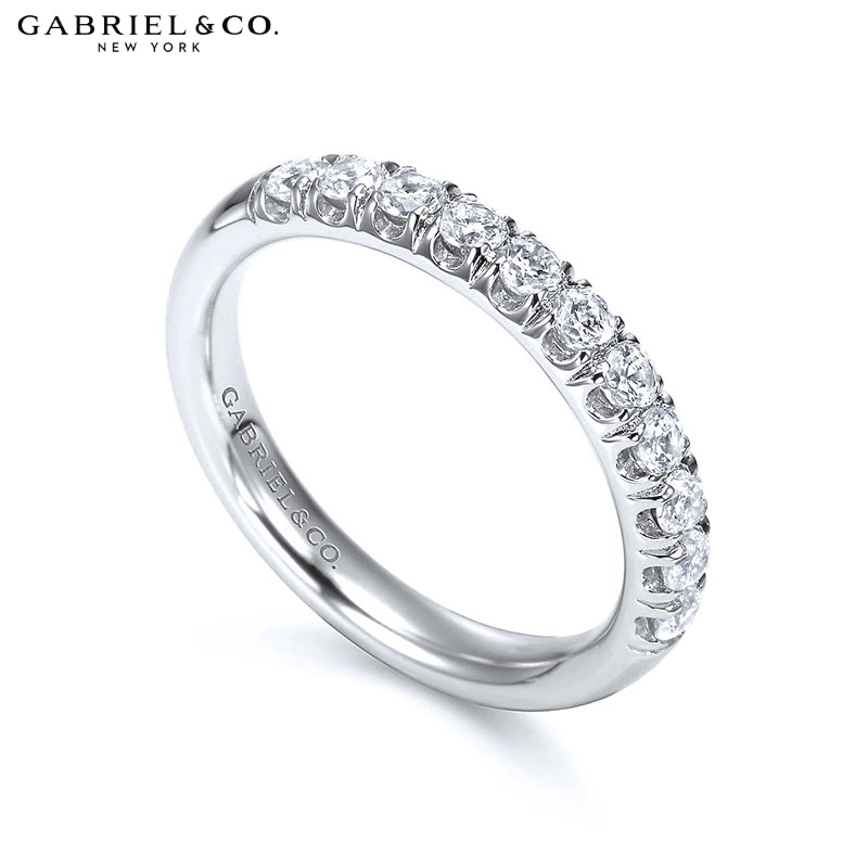 0.50ctw Natural Diamond French U-Pavé Ring 2.9mm