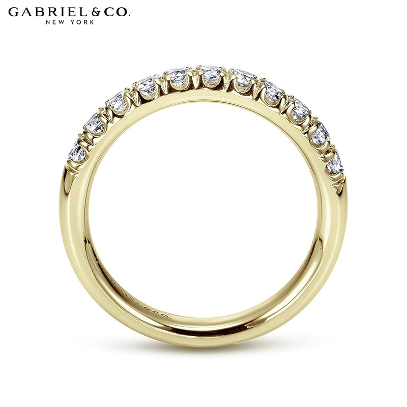 0.50ctw Natural Diamond French U-Pavé Ring 2.9mm