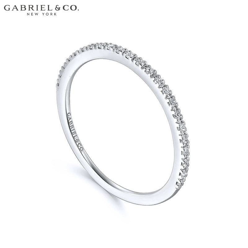 0.10ctw Natural Diamond French Pavé Ring 1.0mm