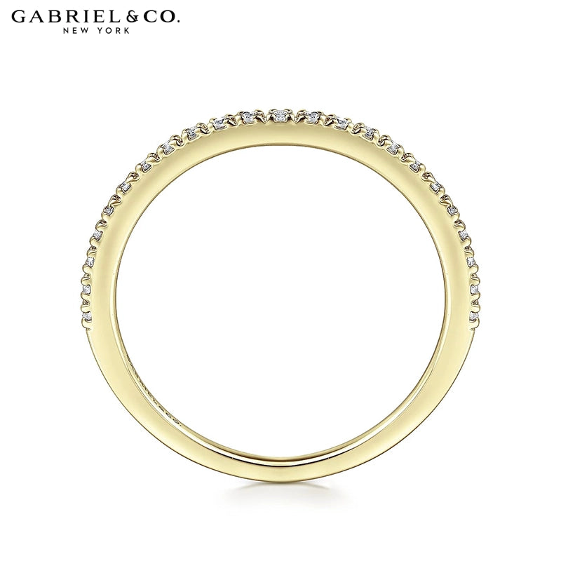 0.10ctw Natural Diamond French Pavé Ring 1.0mm