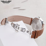 Classic Coffee French Leather Strap