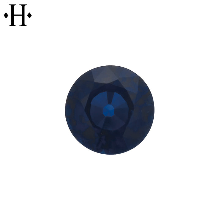 6.5mm Round Blue Sapphire A Mined
