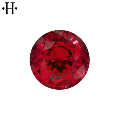8.0mm Round Ruby AA Lab Grown