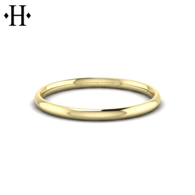 2mm Solid Gold Tailor Made Ring