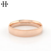 5mm Solid Gold Tailor Made Milgrain Ring