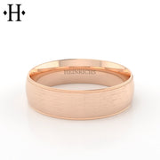 8mm Solid Gold Tailor Made Milgrain Ring