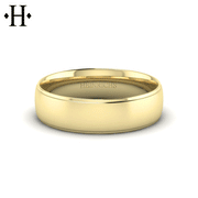 6mm Solid Gold Tailor Made Ring