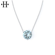 14kt 1.00cts Lab Grown Blue Diamond Necklace Essentials