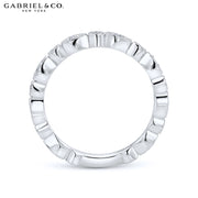 14kt Vintage Milgrain Diamond Ring 3.0mm