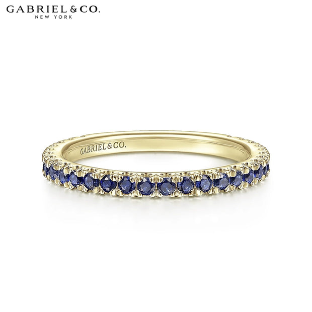 Carrie - 14k White Gold 1 Carat Princess Cut 3 Stone Sapphire & Natural  Diamond Engagement Ring @ $1650 | Gabriel & Co.