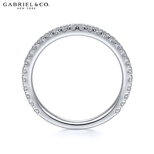 14kt French Pavé Diamond Ring 1.9mm