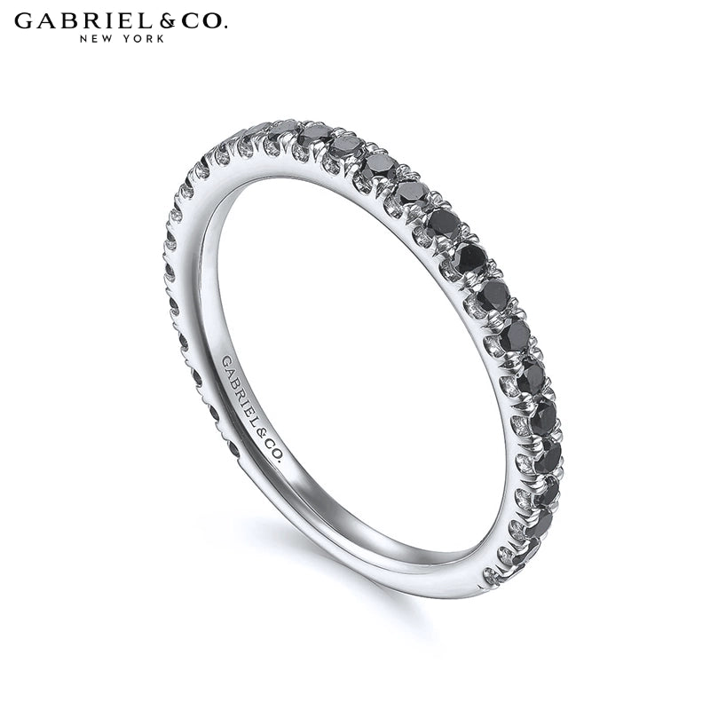 Black Diamond French U-Pavé Ring 1.9mm