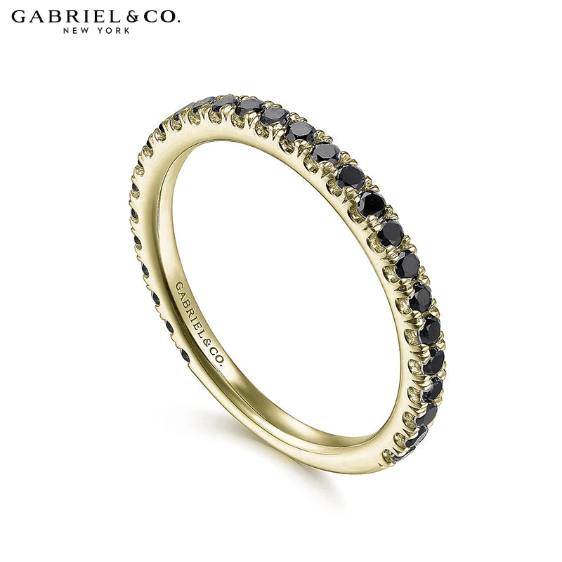 Black Diamond French U-Pavé Ring 1.9mm