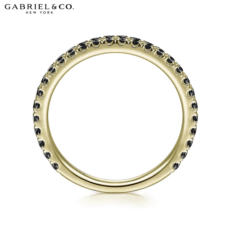 Black Diamond French U-Pavé Ring 1.9mm