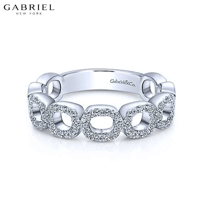 Natural Diamond Circle Ring