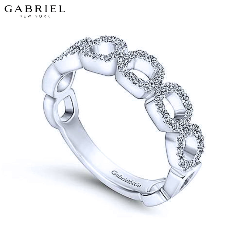 Natural Diamond Circle Ring