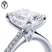 0.75ctr-3.00ctr Emerald Cut Diamond Ring