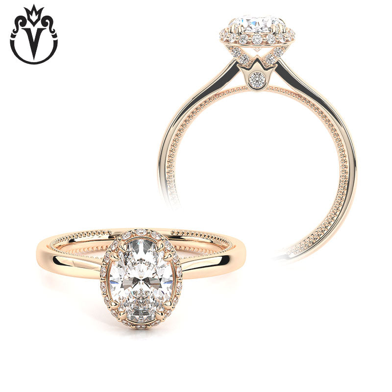 1.00ctr-3.00ctr Oval Cut Lab Grown Diamond Ring