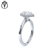 0.75ctr-3.00ctr Pear Cut Diamond Ring