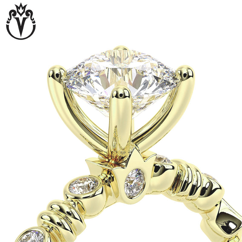 1.00ctr-3.00ctr Round Cut Lab Grown Diamond Ring