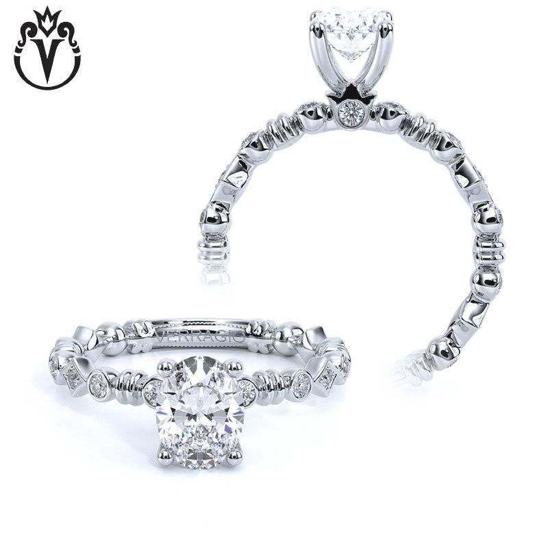1.00ctr-3.00ctr Oval Cut Lab Grown Diamond Ring