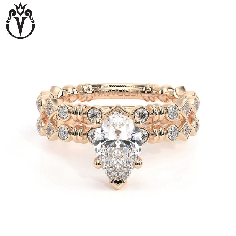 1.00ctr-3.00ctr Pear Cut Lab Grown Diamond Ring