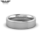 Tungsten Carbide Luxury Fit Ring 6mm