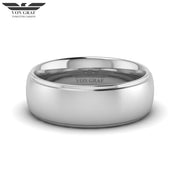 Tungsten Carbide Luxury Fit Ring 8mm